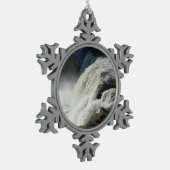 Herfsten van Ohiopyle in Pennsylvania Tin Sneeuwvlok Ornament (Links)