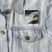 Herfsten van Ohiopyle in Pennsylvania Vierkante Button 5,1 Cm (In situ)
