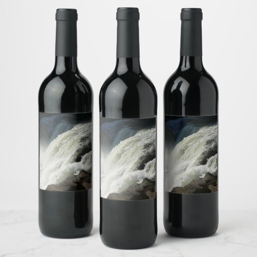 Herfsten van Ohiopyle in Pennsylvania Wijn Etiket (Flessen)