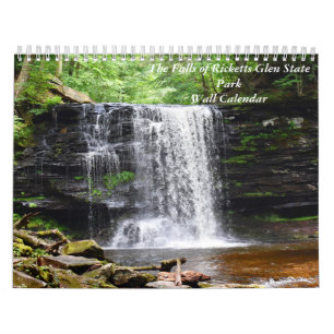 Herfsten van Ricketts Glen State Park Wall Calenda Kalender