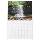 Herfsten van Ricketts Glen State Park Wall Calenda Kalender (Feb 2027)