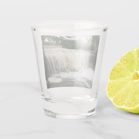 Herfsten van shidler shot glas (Achterkant)