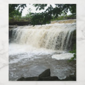 Herfsten van shidler wijn etiket (Enkel label)