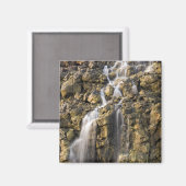 Herfsten van vulkanische rotsafval magneet (Voorkant / Achterkant)