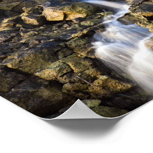 Herfsten van vulkanische rotsafval poster (Hoek)