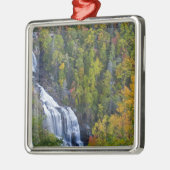 Herfsten van witwater in het Nationaal Nantahala Metalen Ornament (Links)