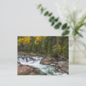 Herfsten van yaak in het najaar van het land briefkaart (Staand voorkant)