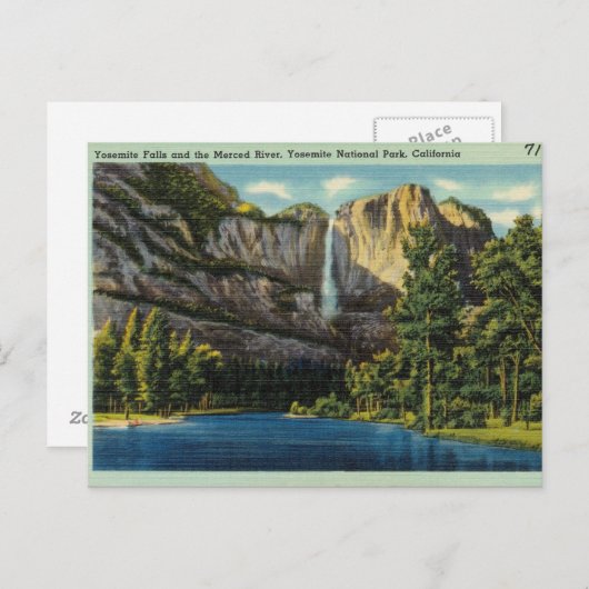 Herfsten van Yosemite Park Briefkaart (Voorkant / Achterkant)