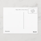 Herfsten voor bedrog briefkaart (Achterkant)