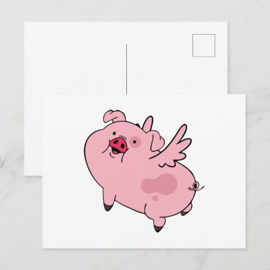 Herfsten voor de zwaartekracht feestdagenkaart (Voorkant / Achterkant)