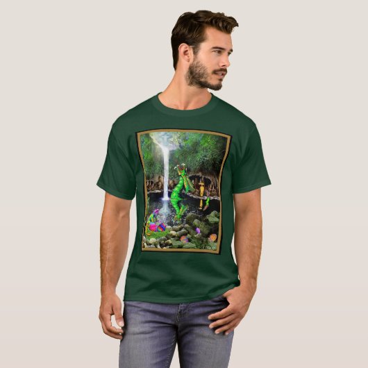 Herfsten voor groene dragon t-shirt (Voorkant volledig)
