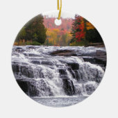 herfsten voor karnemelkmelk adirondacks keramisch ornament (Voorkant)