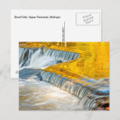 Herfsten voor obligaties die een neerslag geven briefkaart (Voorkant / Achterkant)