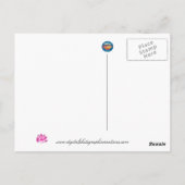 Herfsten voor scènegeelsteen briefkaart (Achterkant)