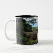 herfsten wai - ale in het park wailuku tweekleurige koffiemok (Links)