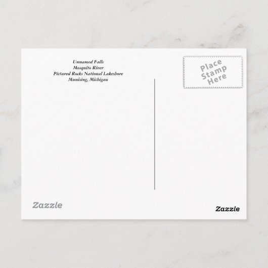 Herfsten zonder naam briefkaart (Achterkant)