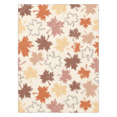 Herfstesdoornbladeren, roodbruine Thanksgiving Tafelkleed (Voorkant)