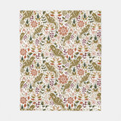 Herfstfazant Folk Art Fleece Deken (Voorkant)