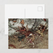 “Herfstfeeën” van Arthur Rackham Briefkaart (Voorkant / Achterkant)
