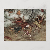 “Herfstfeeën” van Arthur Rackham Briefkaart (Voorkant)