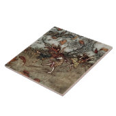 “Herfstfeeën” van Arthur Rackham Tegeltje (Zijkant)