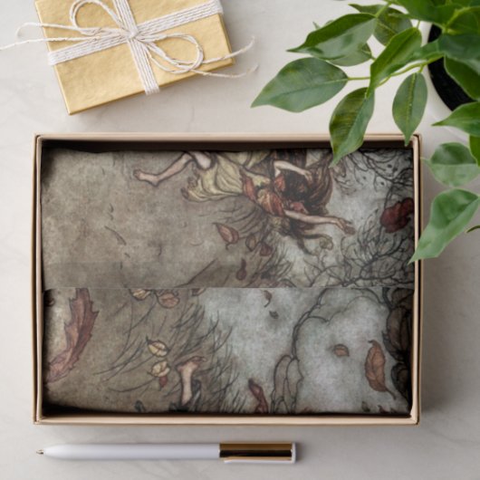 “Herfstfeeën” van Arthur Rackham Tissuepapier (Geschenk)