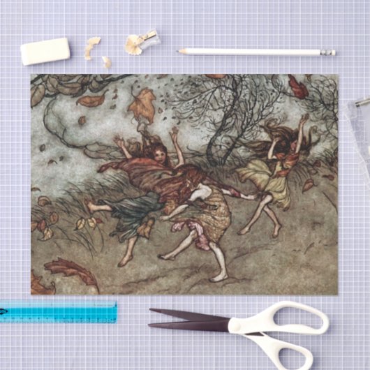 “Herfstfeeën” van Arthur Rackham Tissuepapier (Craft)