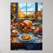 Herfstfeest: een Thanksgiving Poster (Voorkant)
