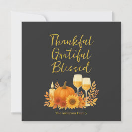 Herfstfeest - Elegante gouden Thanksgiving