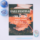 Herfstfeest Feest Flyer Poster (Enkel)