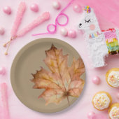 Herfstfeest - Leaf Papieren Bordje (Feest)