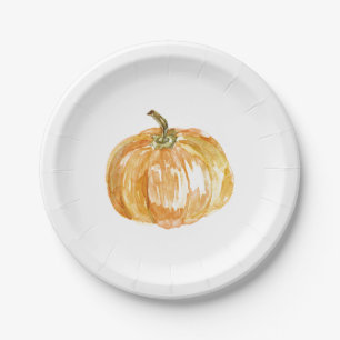 Herfstfeest - Pompoen Papieren Bordje
