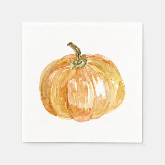 Herfstfeest - Pompoen Servet (Voorkant)