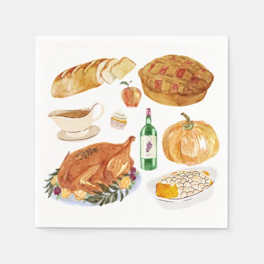 herfstfeest servet (Voorkant)