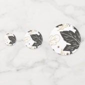 Herfstfeest Tafel Decoratie met Herfstbladeren Confetti (Voorkanten)