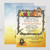 Herfstfeest Uitnodiging (Voorkant / Achterkant)