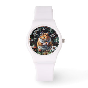 Herfstfeest van de hamster horloge