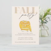 Herfstfeest Vieren Kaart (Staand voorkant)