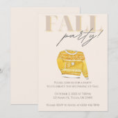 Herfstfeest Vieren Kaart (Voorkant / Achterkant)