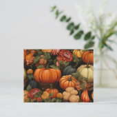 herfstfeestdag briefkaart (Staand voorkant)