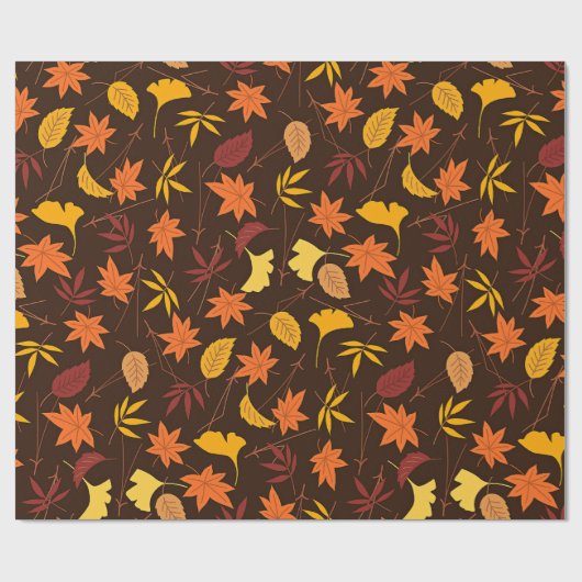 herfstfeestdag cadeaupapier (Vlak)