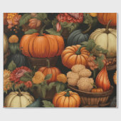 herfstfeestdag cadeaupapier (Vlak)