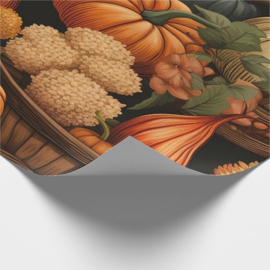 herfstfeestdag cadeaupapier (Hoek)