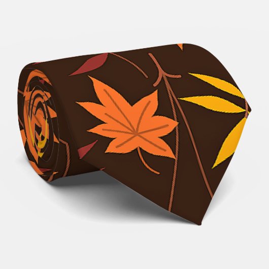 herfstfeestdag stropdas (Opgerold)