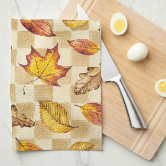 herfstfeestdag theedoek (Quarter Fold)