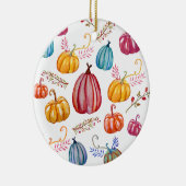 Herfstfeesten Rustiek Pompoenen Ornament (Rechts)