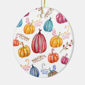 Herfstfeesten Rustiek Pompoenen Ornament (Links)