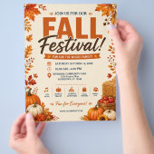 Herfstfestival Flyer (Hand)