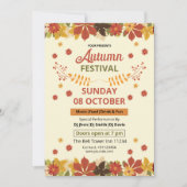 Herfstfestival Flyer Sjabloon | Uitnodiging voor h (Voorkant)