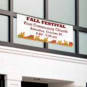 Herfstfestival Gemeenschapsevenement met Thema Her Spandoek (Buitenkant Gebouw)